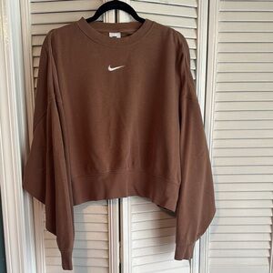 Nike Cocoa Cropped Sweatshirt